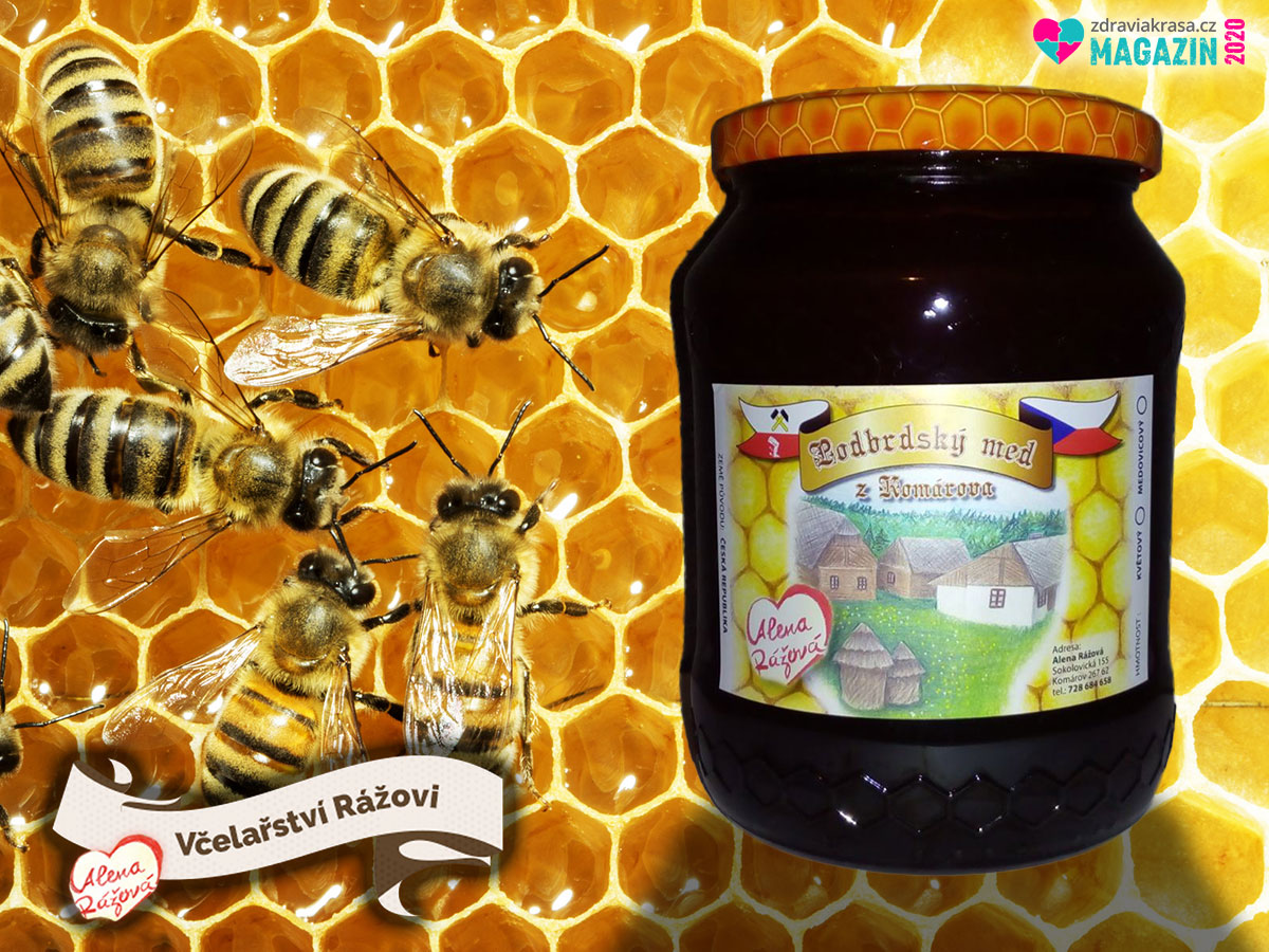 Včelařství Rážovo nabízí český med z okolí brdských lesů. 